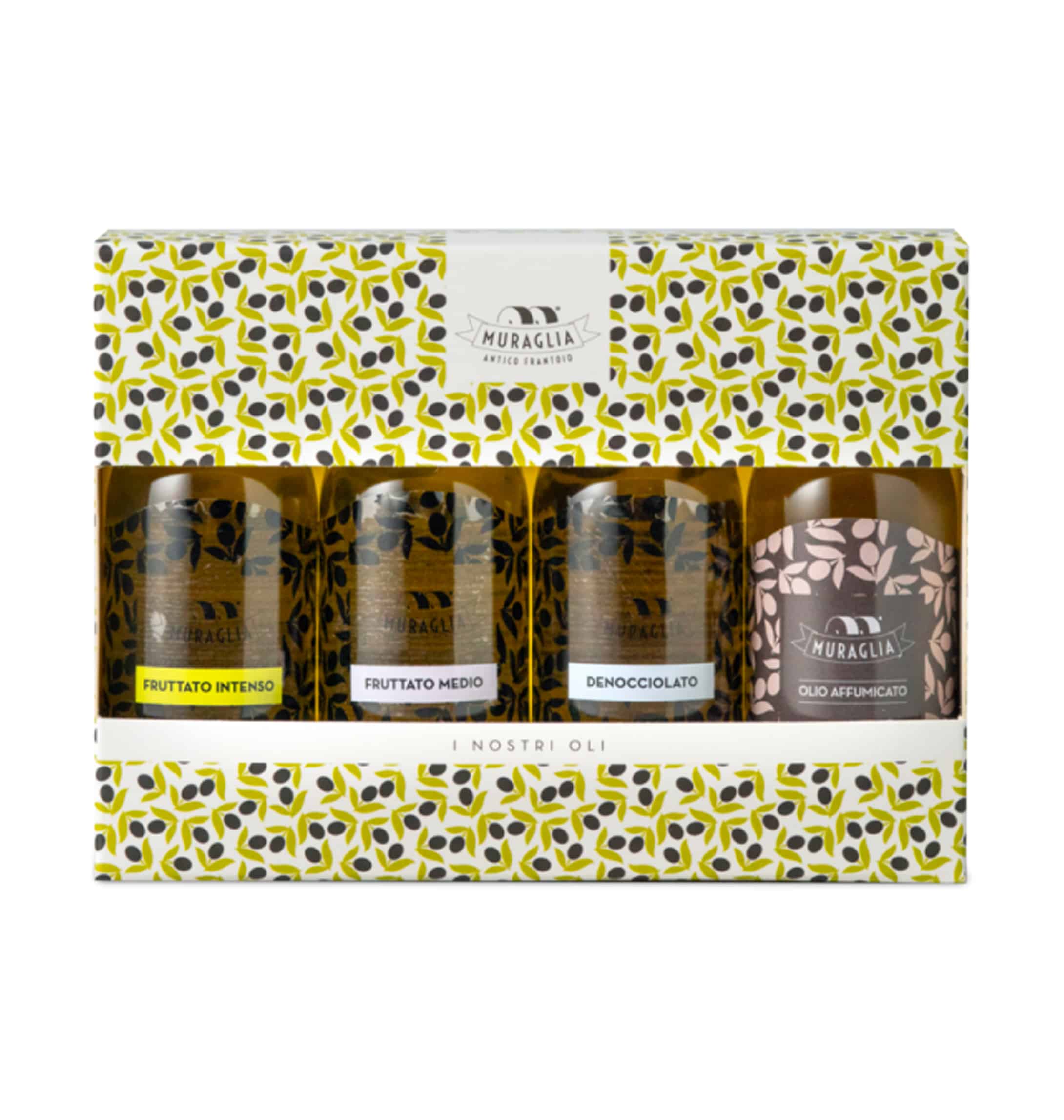 Geschenkkarton mit Olivenölen „Mignon“