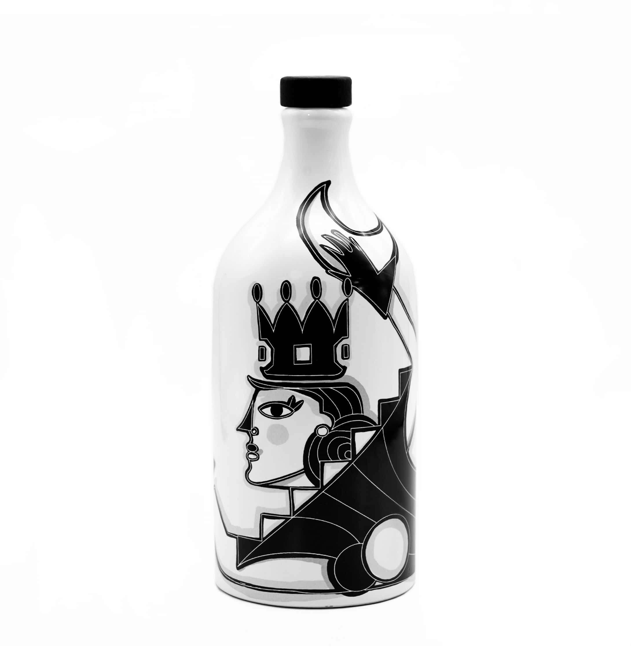 Keramikflasche „Die Königin“