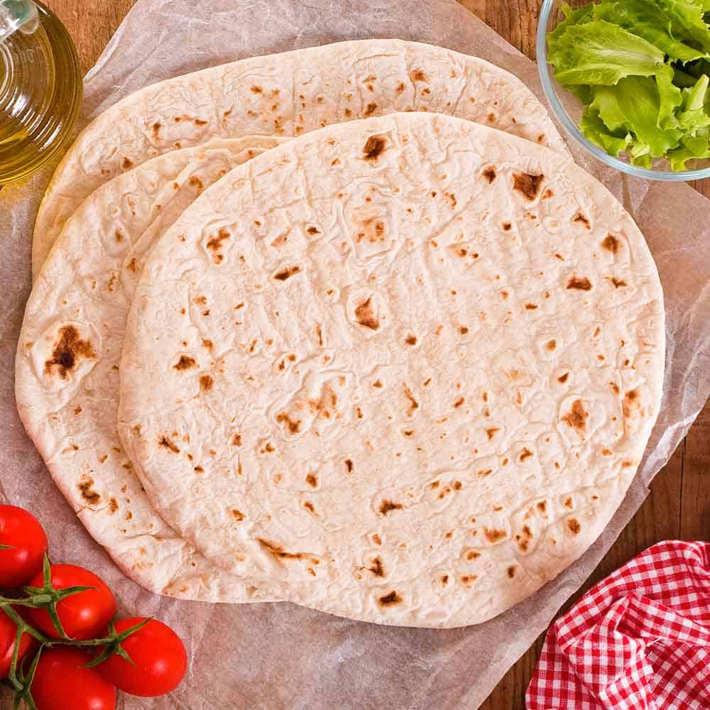 Piadina con olio extravergine di oliva