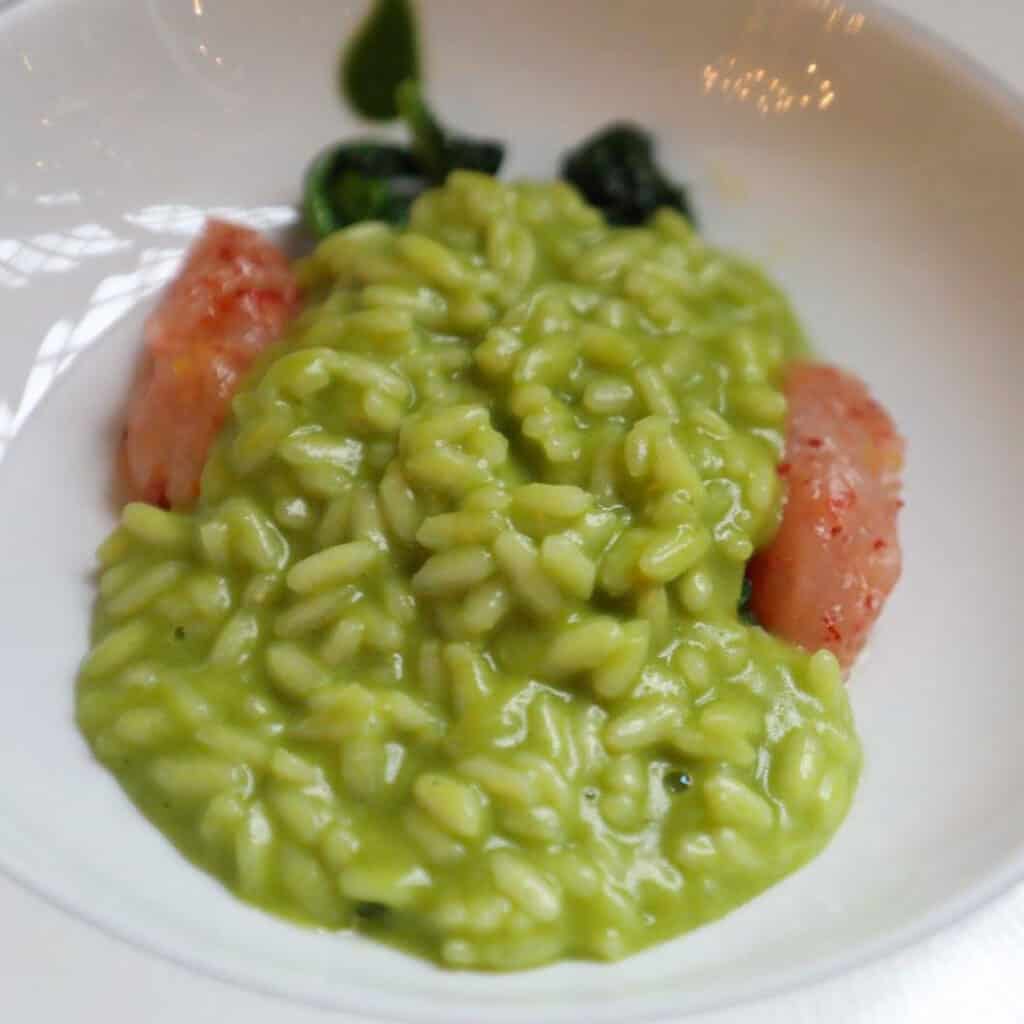 Risotto con olio evo